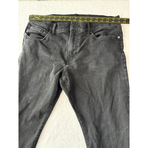 Lucky Brand 110 Slim Stretch Black Jeans Mens 36x34 - Picture 3 of 9